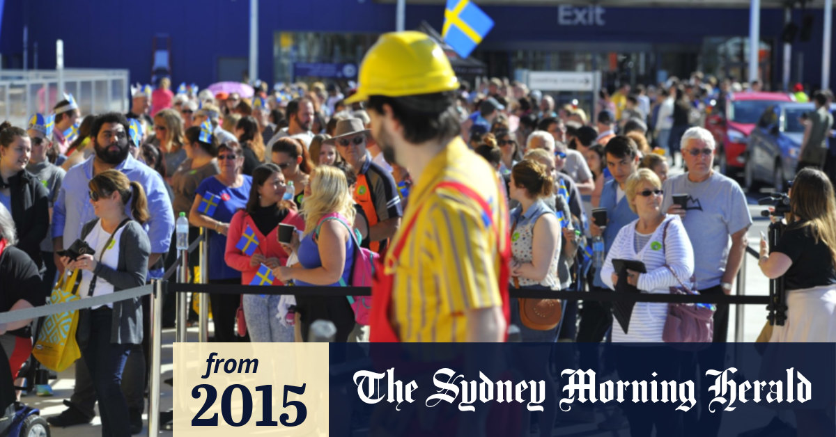 Opening day at Ikea Canberra